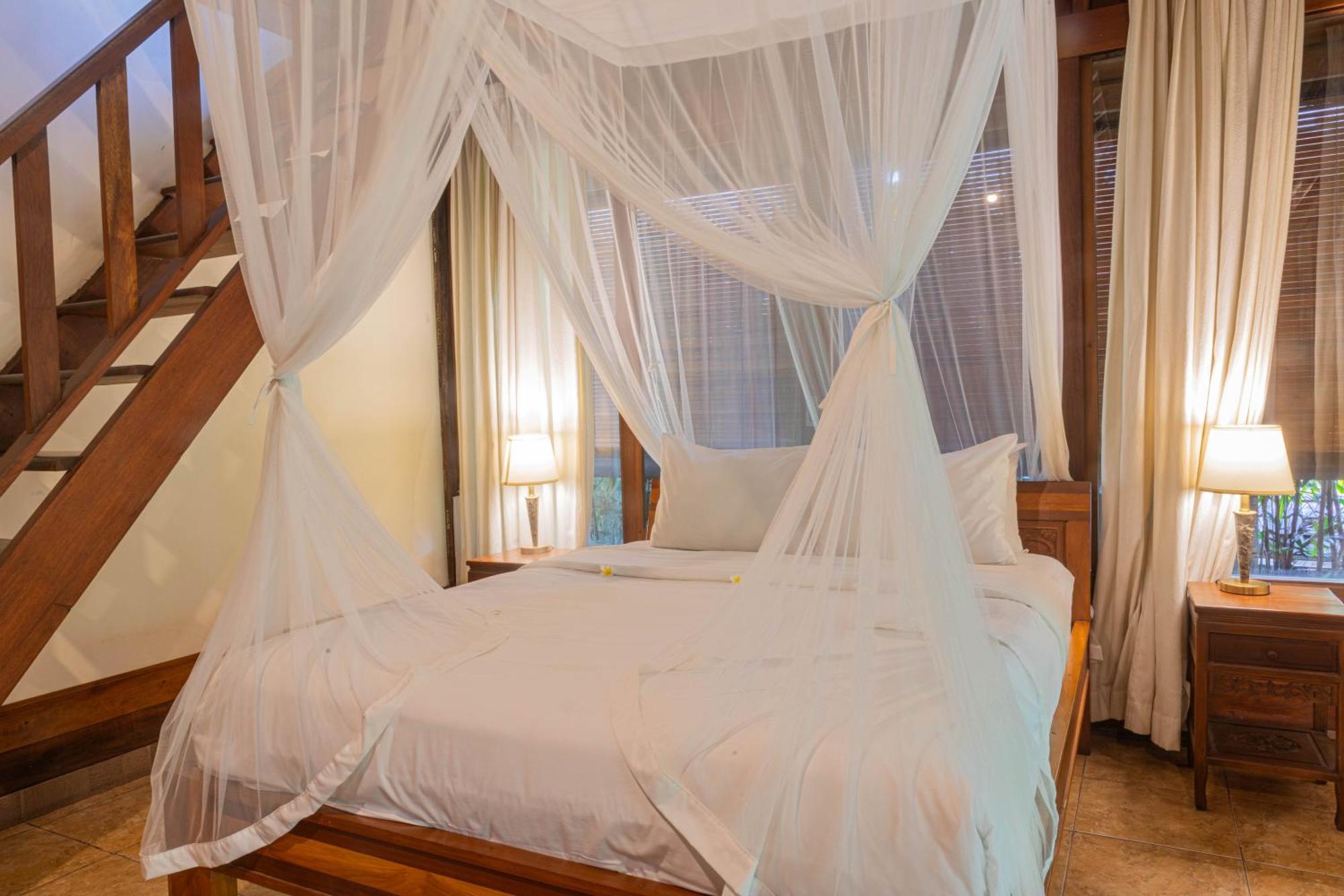 Sari Bamboo Villas Ubud Værelse billede