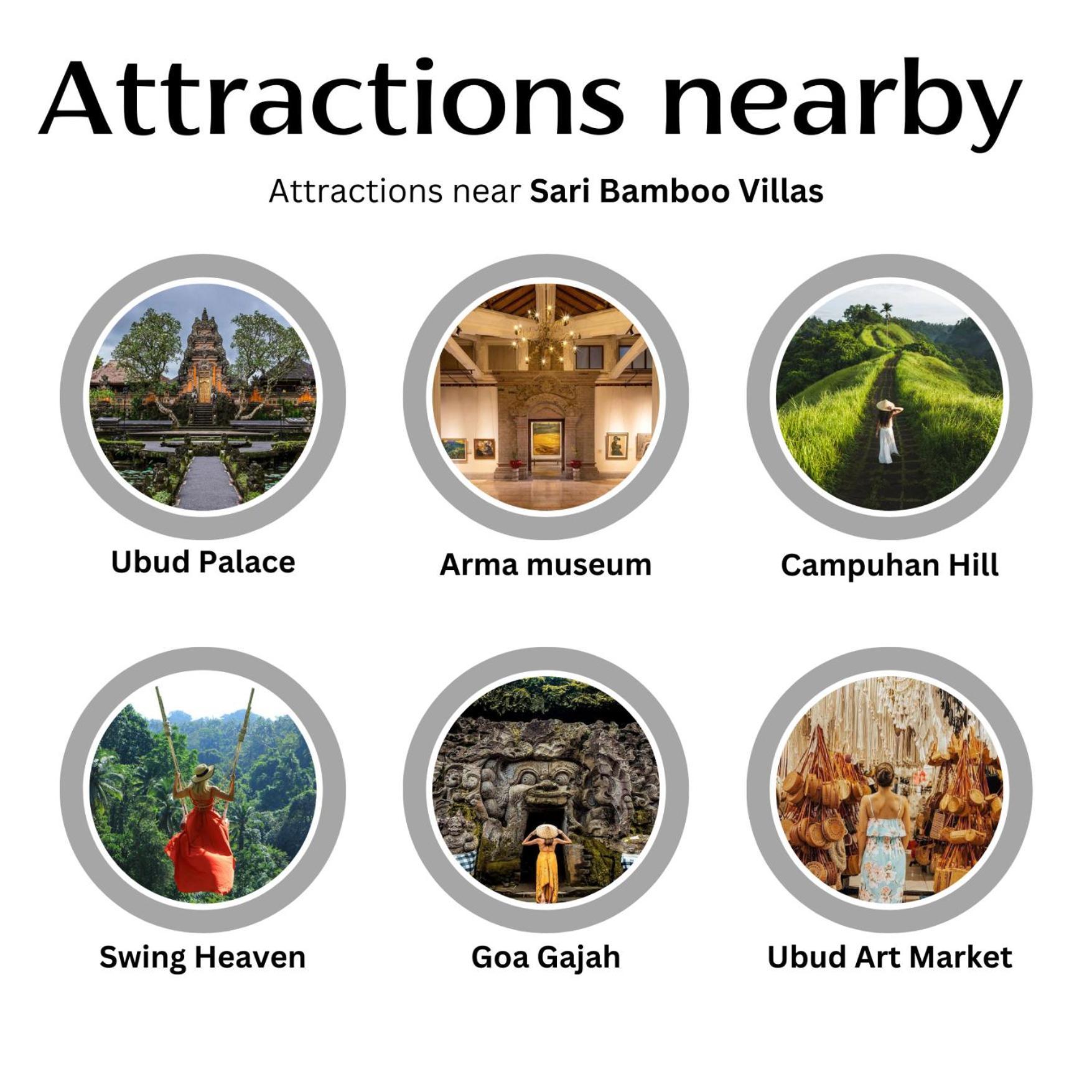 Sari Bamboo Villas Ubud Eksteriør billede